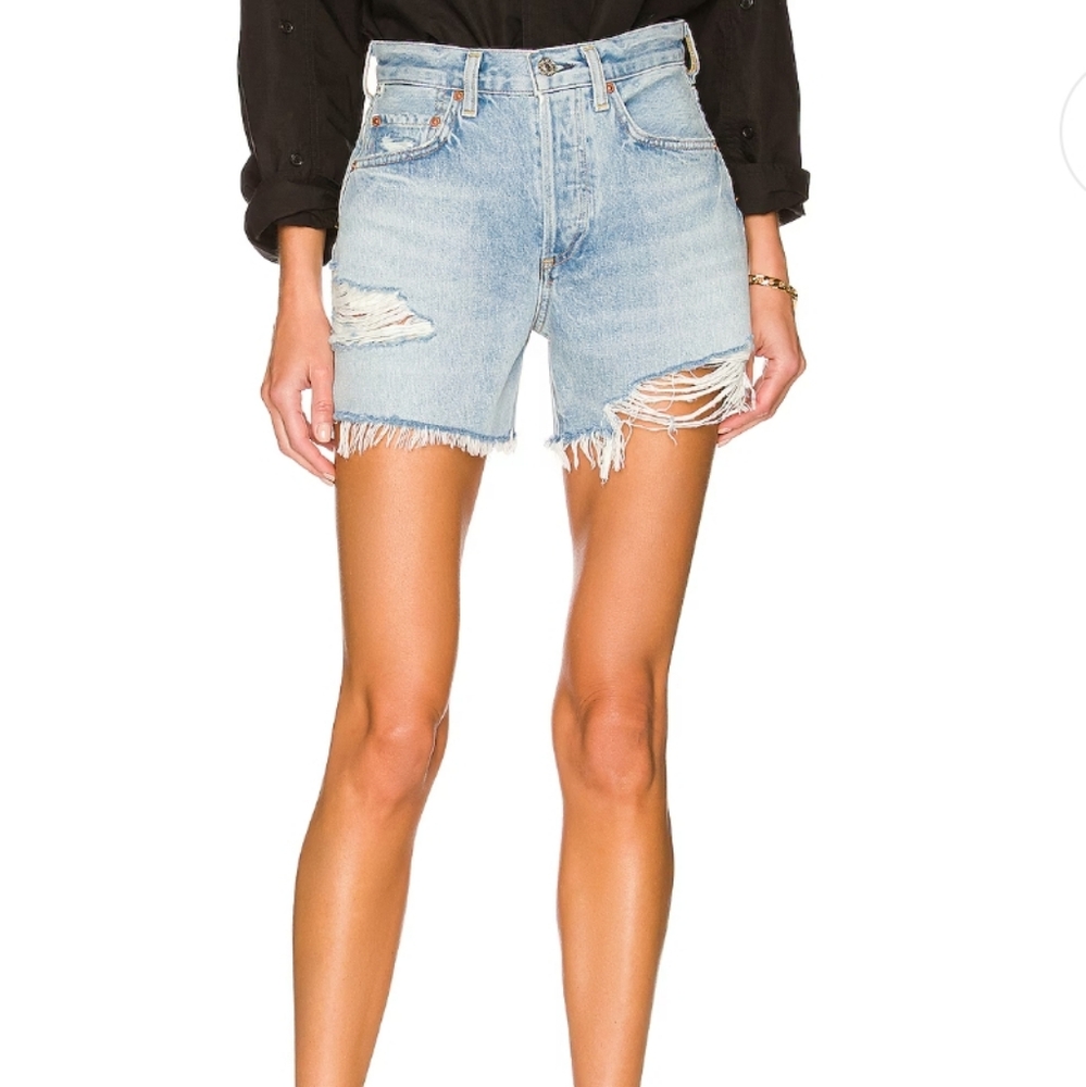Citizens of Humanity Annabelle Long Vintage Relaxed Shorts in Melody size 28 - Picture 5 of 15